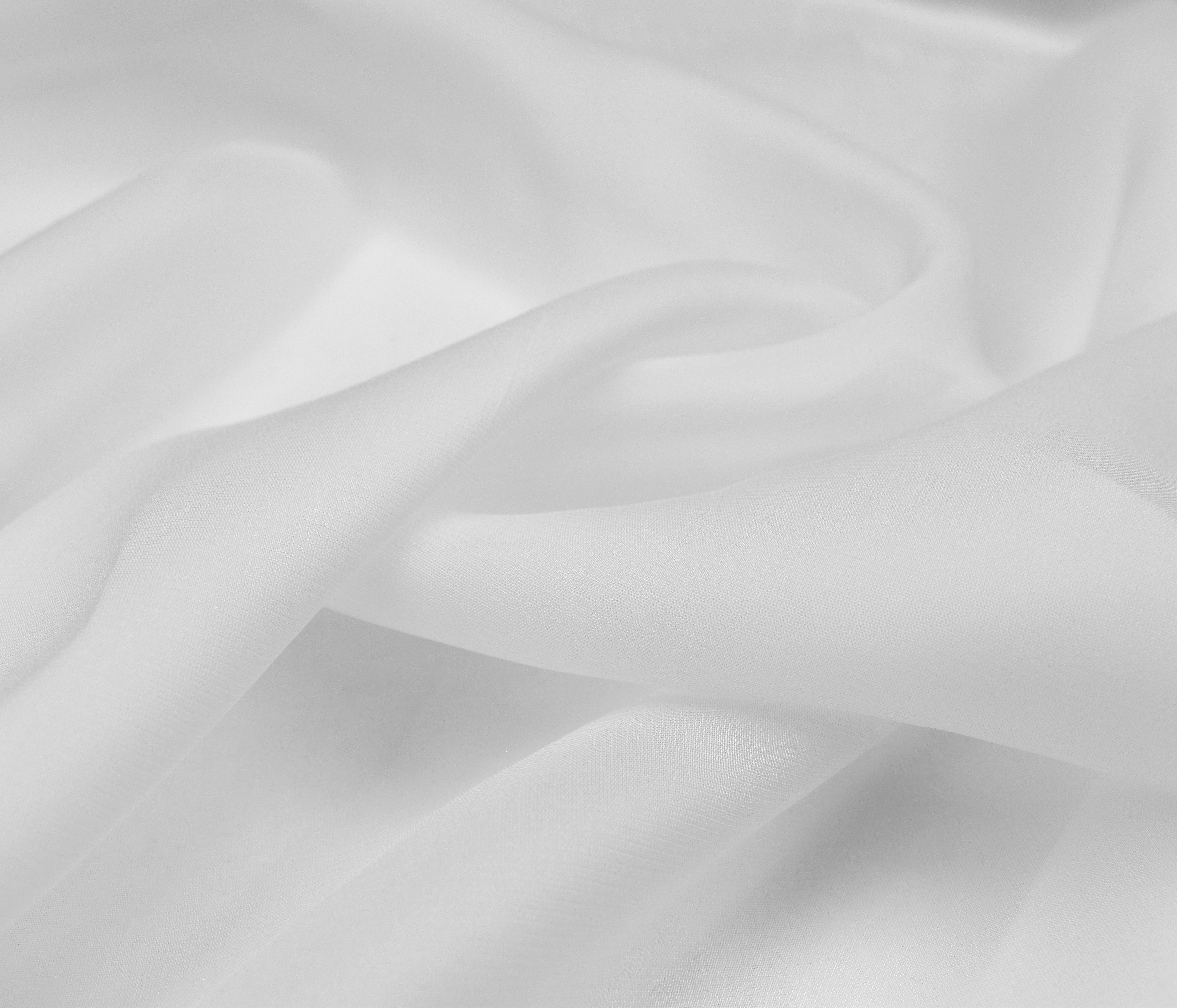 Flowing chiffon fabric drape close-up